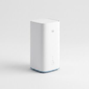 مودم 5G روتر بی‌سیم هوآوی مدل H158-381 5G CPE PRO5 با سرعت دانلود 5.4 گیگابیت، پشتیبانی از وای‌فای 6 AX7200، قابلیت اتصال همزمان 128 کاربر، تجمیع فرکانس 5G و 4G، پورت 2.5 گیگابیتی و 1 گیگابیتی و نرم‌افزار مدیریت Huawei AI Life